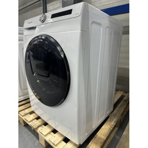 Masina de spalat rufe cu uscator Samsung, 8/5 KG, 1400 RPM, Clasa E, Quick Bubble, AI Control, Add Wash, Steam, Motor Digital Inverter, Wifi, Smart Control, Alb, WD80T554DBWS3