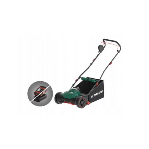 Masina de tuns iarba ParkSide, 38cm, reglare inaltime 12-42mm, fara acumulator si incarcator