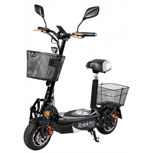 Scooter Electric pliabil Rolektro E-Joy 20 - 20 km/h, cu sezut, 500 W, pentru adulti, aprobat UE