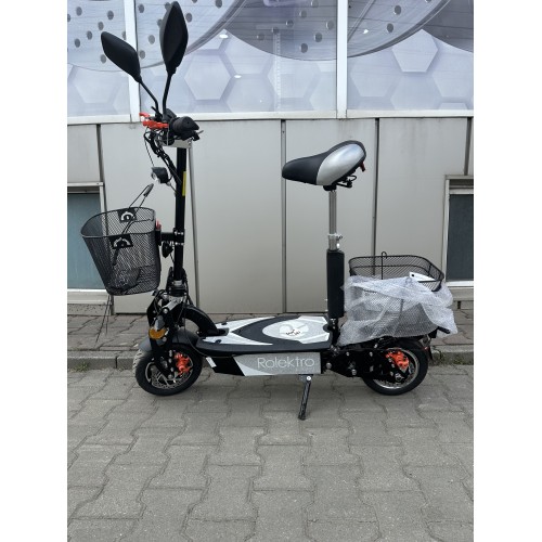 Scooter Electric pliabil Rolektro E-Joy 20 - 20 km/h, cu sezut, 500 W, pentru adulti, aprobat UE